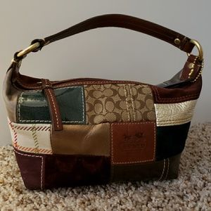 Coach Holiday Patchwork Mini Handbag